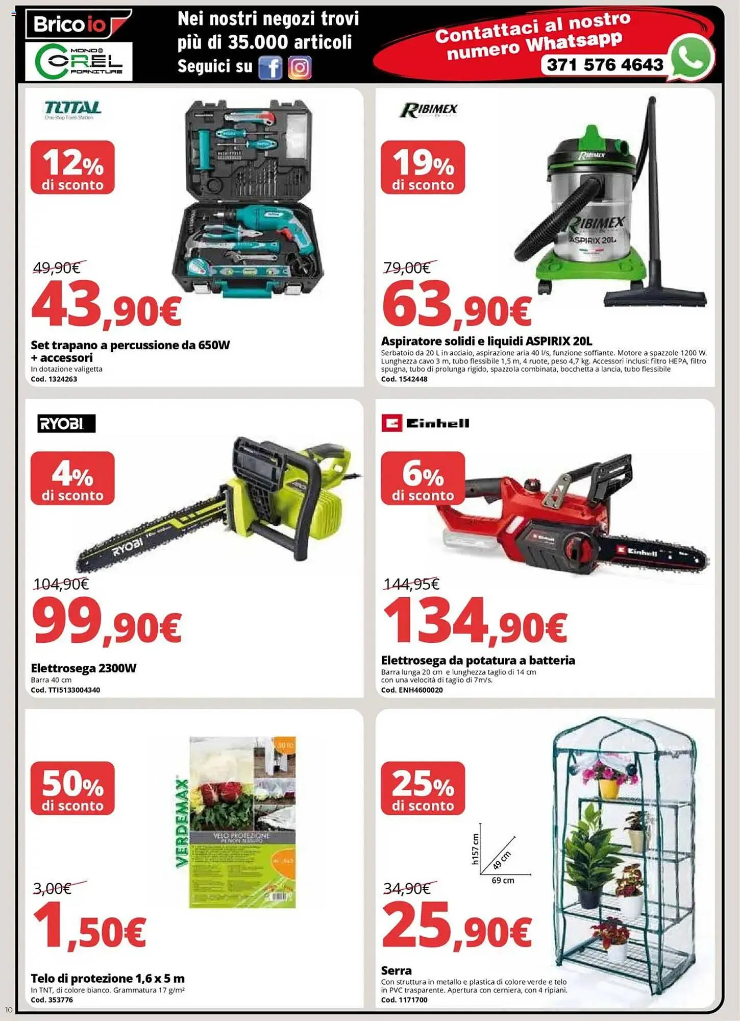 Volantino Brico Io da 16 ottobre a 9 novembre di 2025 - Pagina del volantino 10