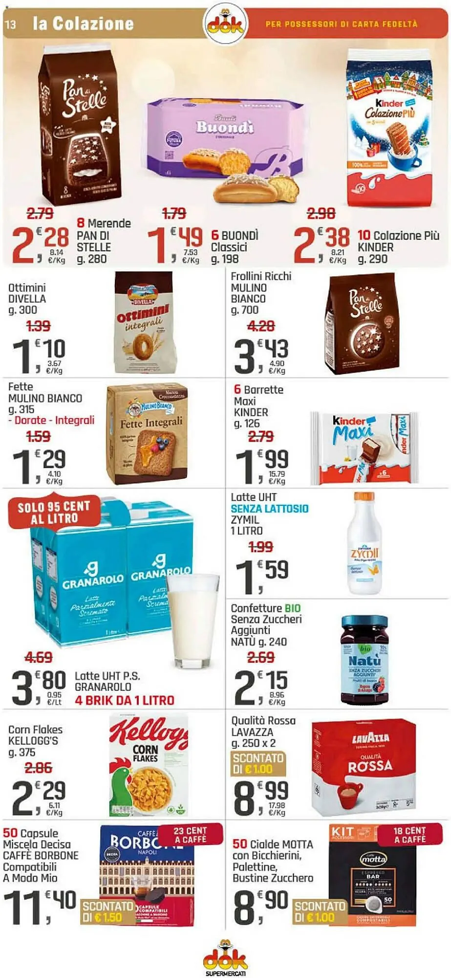 Volantino Supermercati Dok da 17 dicembre a 24 dicembre di 2025 - Pagina del volantino 13