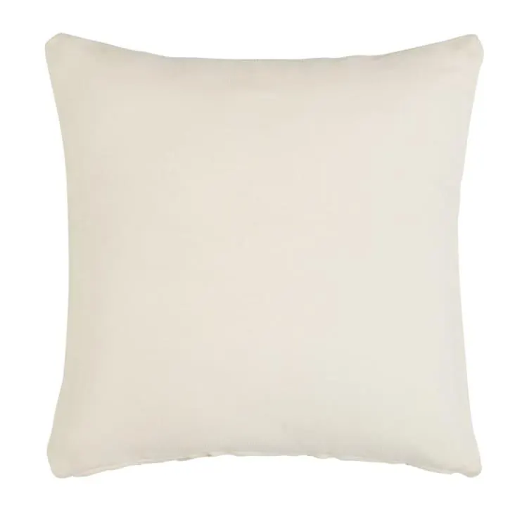 Cuscino con motivi bouclé écru 45x45 cm