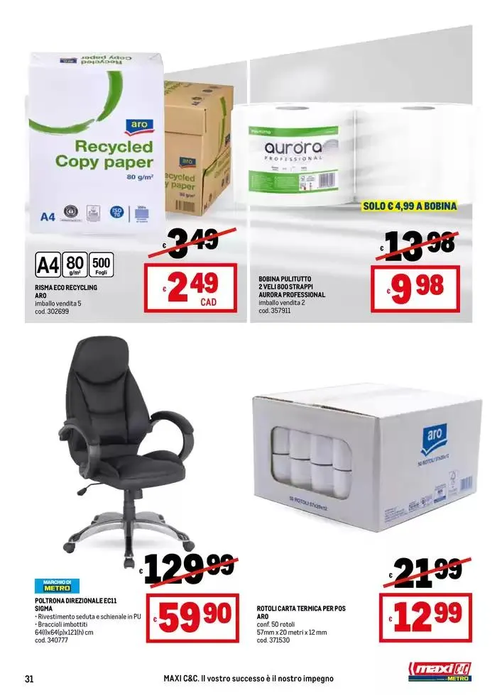 Offerte per te -Maxi da 6 marzo a 19 marzo di 2025 - Pagina del volantino 31