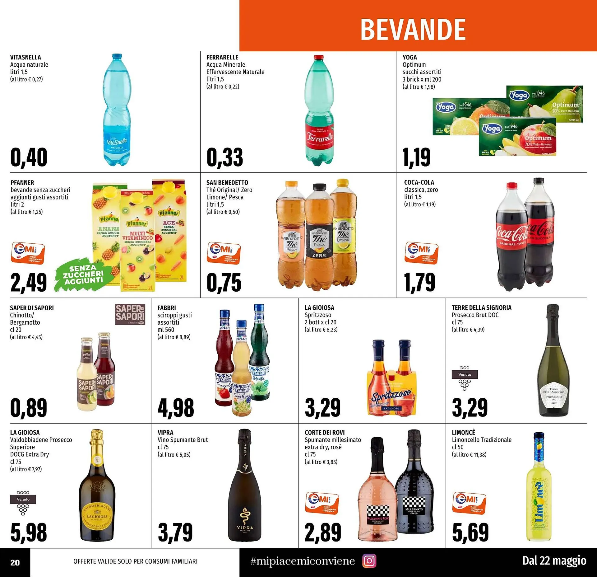 Volantino Emi Supermercati da 22 maggio a 4 giugno di 2025 - Pagina del volantino 20