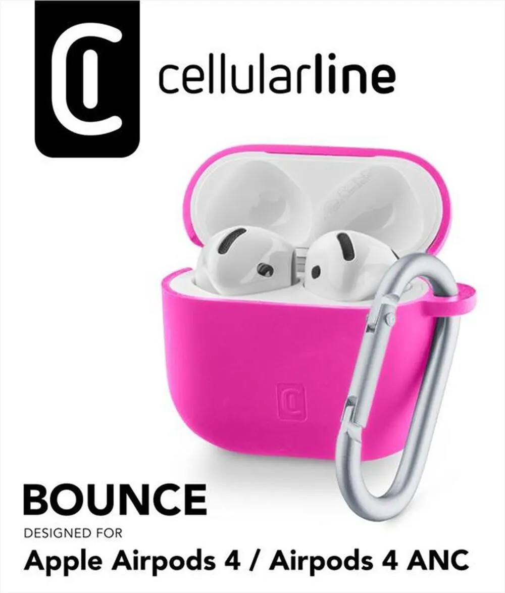 CELLULARLINE - Custodia BOUNCE - AIRPODS 4/4 ANC-Pink