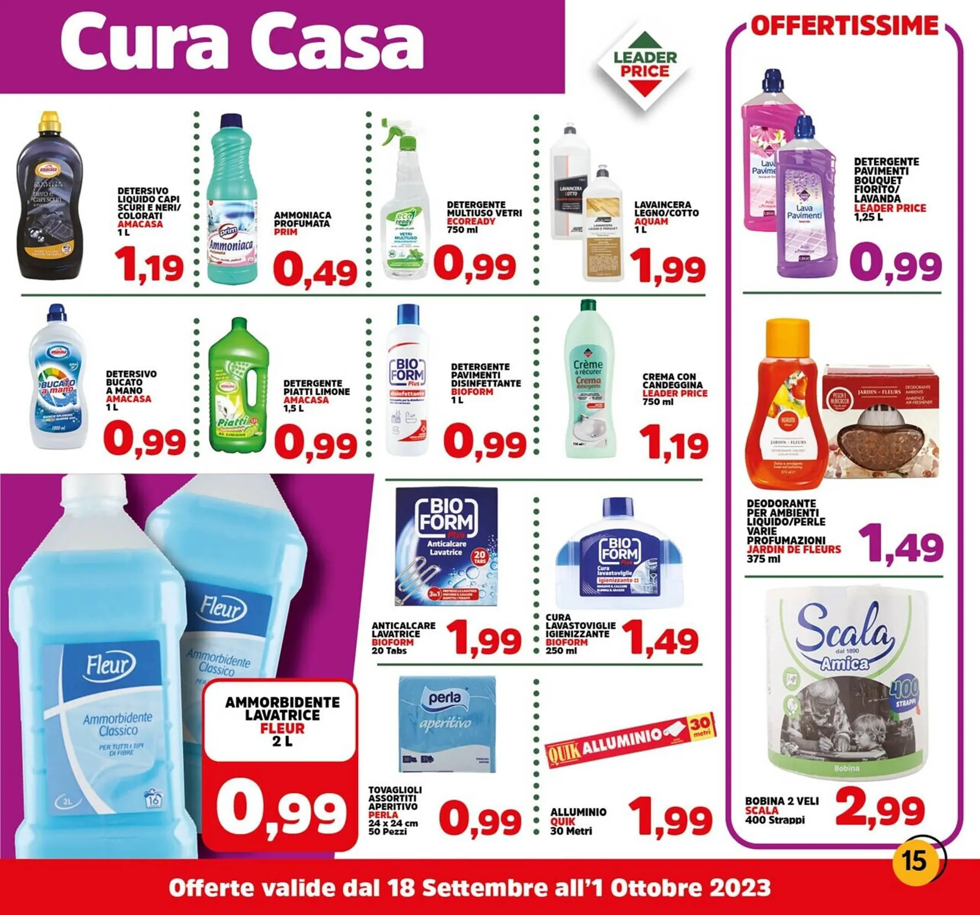Volantino Leader Price da 18 settembre a 1 ottobre di 2023 - Pagina del volantino 15
