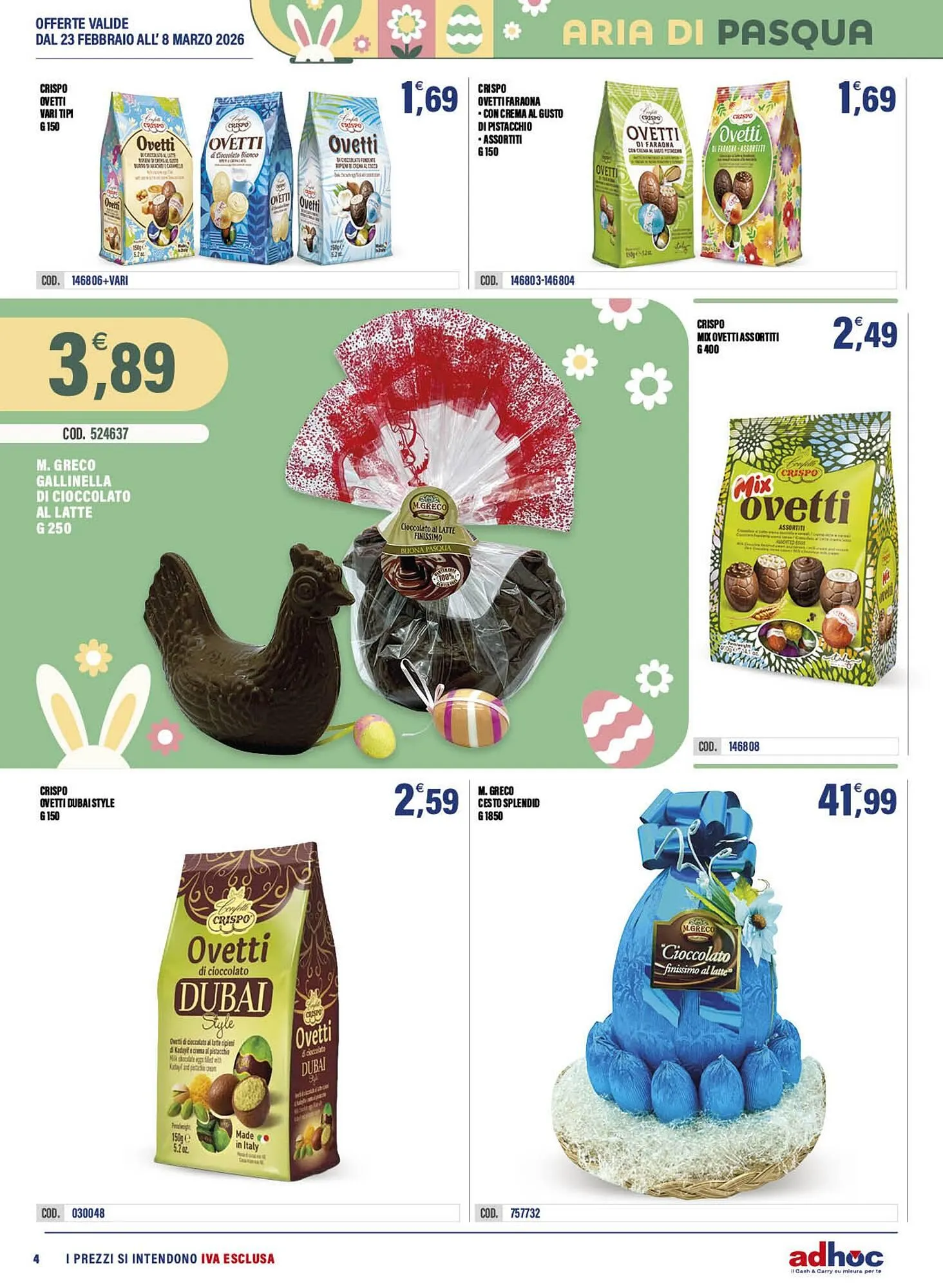 Volantino Adhoc da 23 febbraio a 8 marzo di 2026 - Pagina del volantino 4