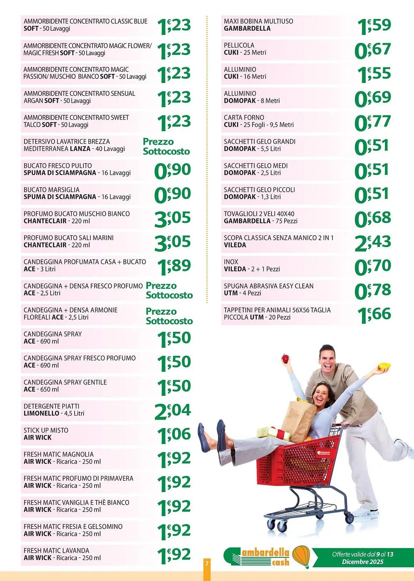 Volantino Gambardella Cash da 9 dicembre a 13 dicembre di 2025 - Pagina del volantino 7