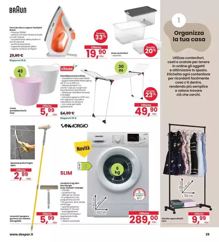 Sconti fino al 50% da 24 marzo a 6 aprile di 2025 - Pagina del volantino 29