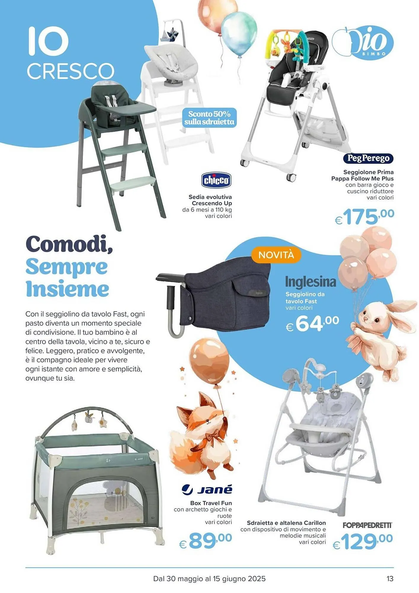 Volantino Io Bimbo da 30 maggio a 15 giugno di 2025 - Pagina del volantino 13