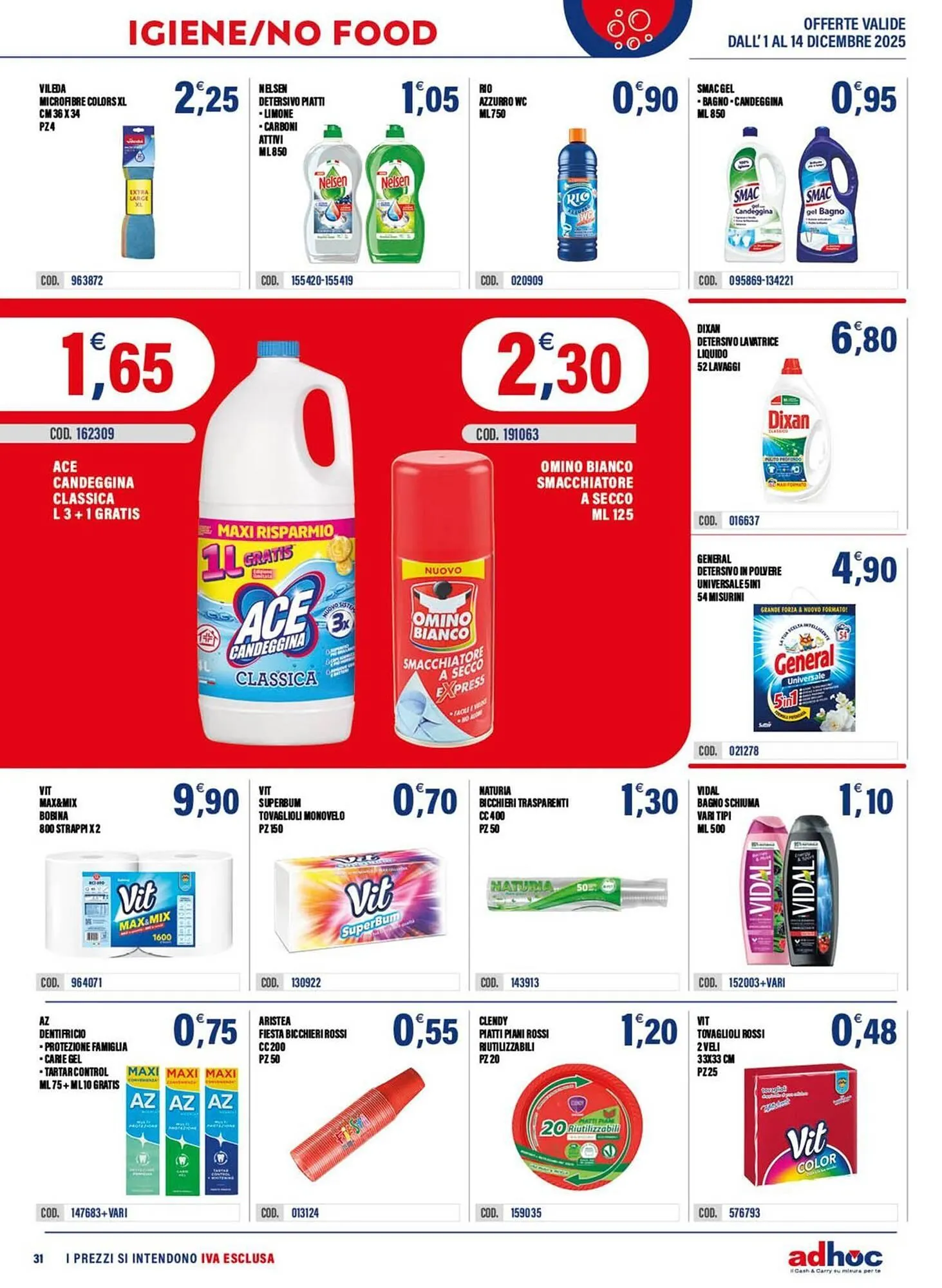 Volantino Adhoc da 2 dicembre a 14 dicembre di 2025 - Pagina del volantino 31