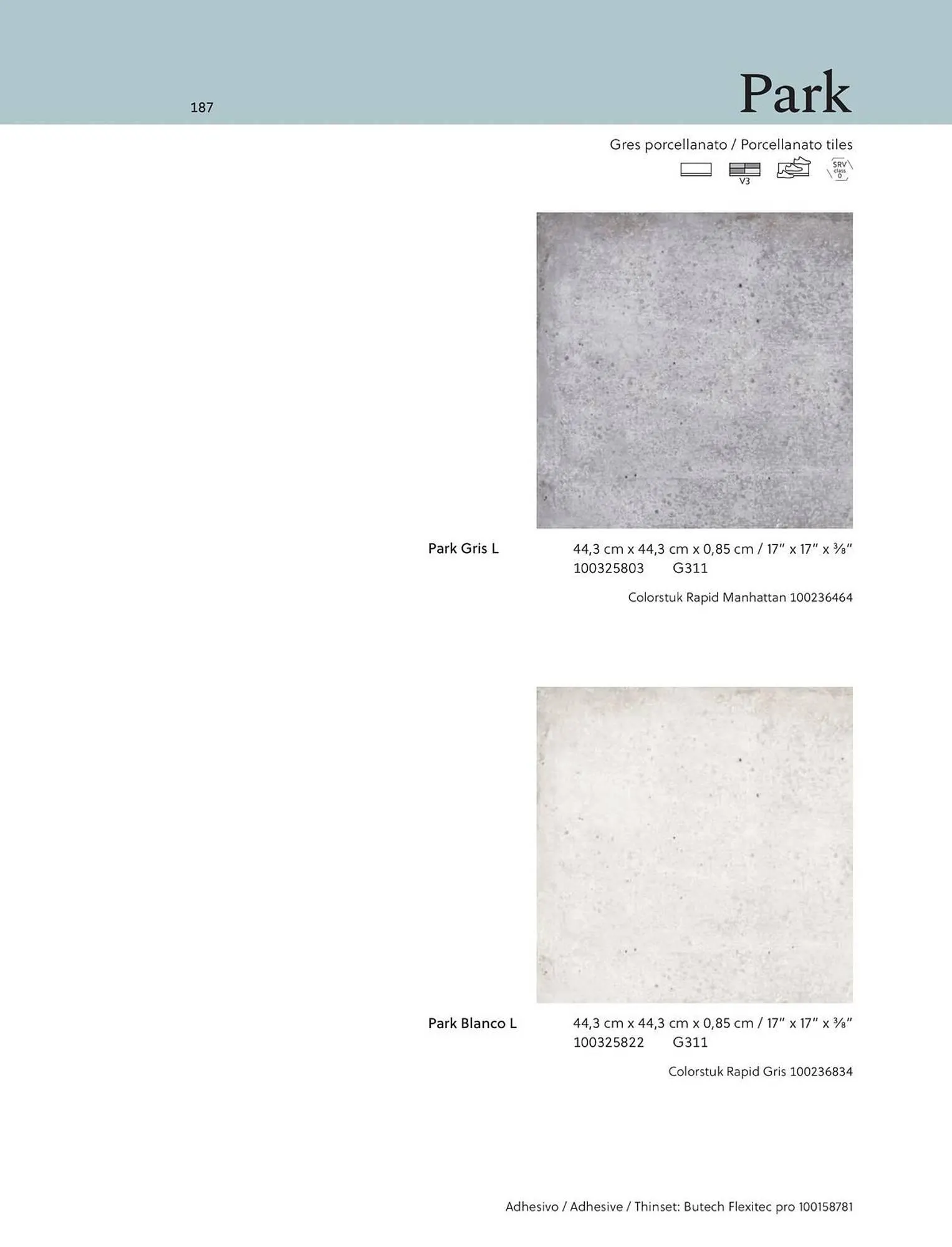 Catalogue Porcelanosa du 27 juin au 31 décembre 2025 - Catalogue page 187