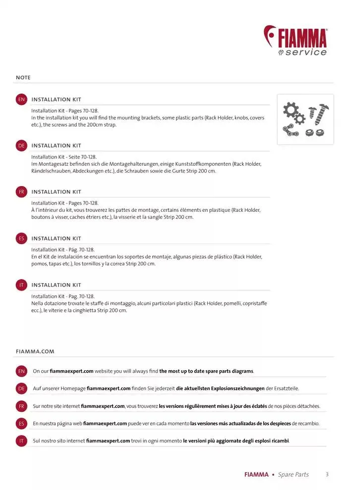 Spare parts catalogo 2025 da 14 gennaio a 31 dicembre di 2025 - Pagina del volantino 3
