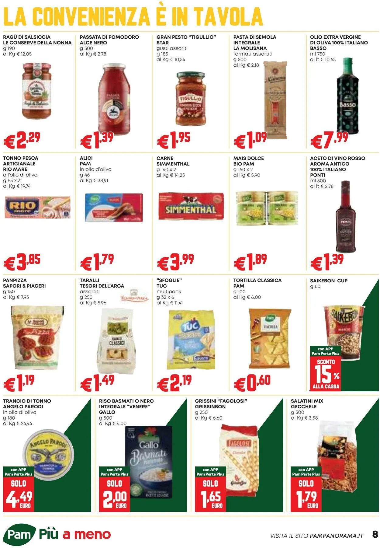 Pam Panorama Volantino attuale da 14 agosto a 28 agosto di 2025 - Pagina del volantino 8