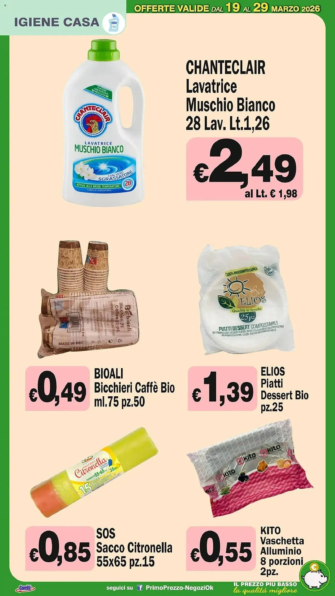 Volantino Primo Prezzo da 19 marzo a 29 marzo di 2026 - Pagina del volantino 26