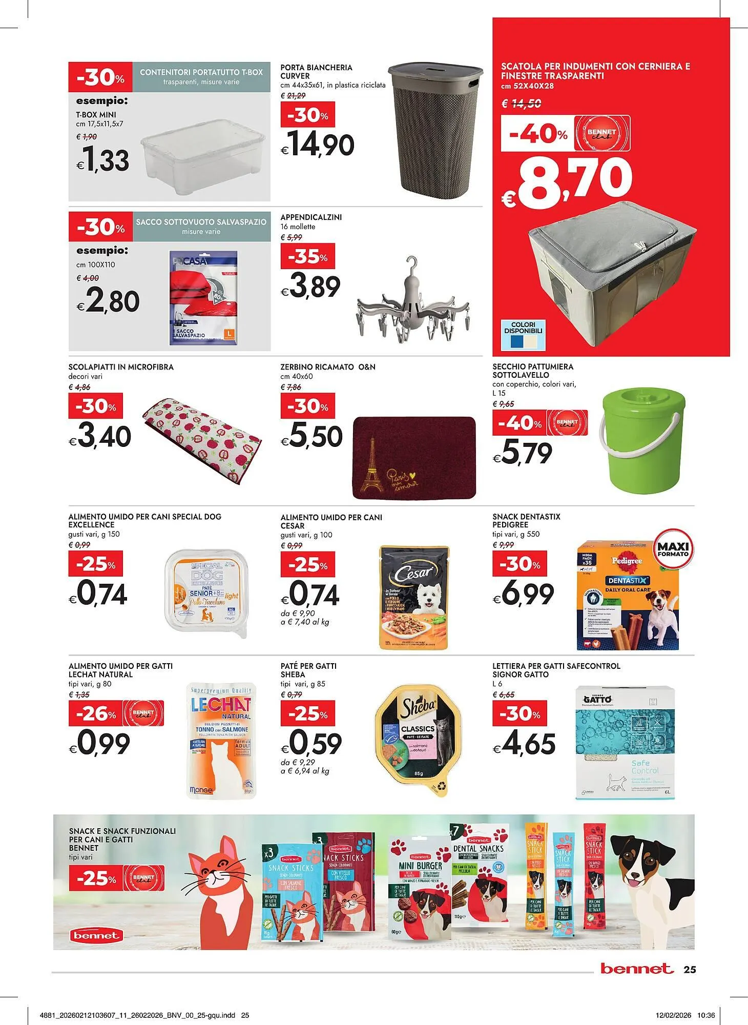 Volantino Bennet da 26 febbraio a 11 marzo di 2026 - Pagina del volantino 25