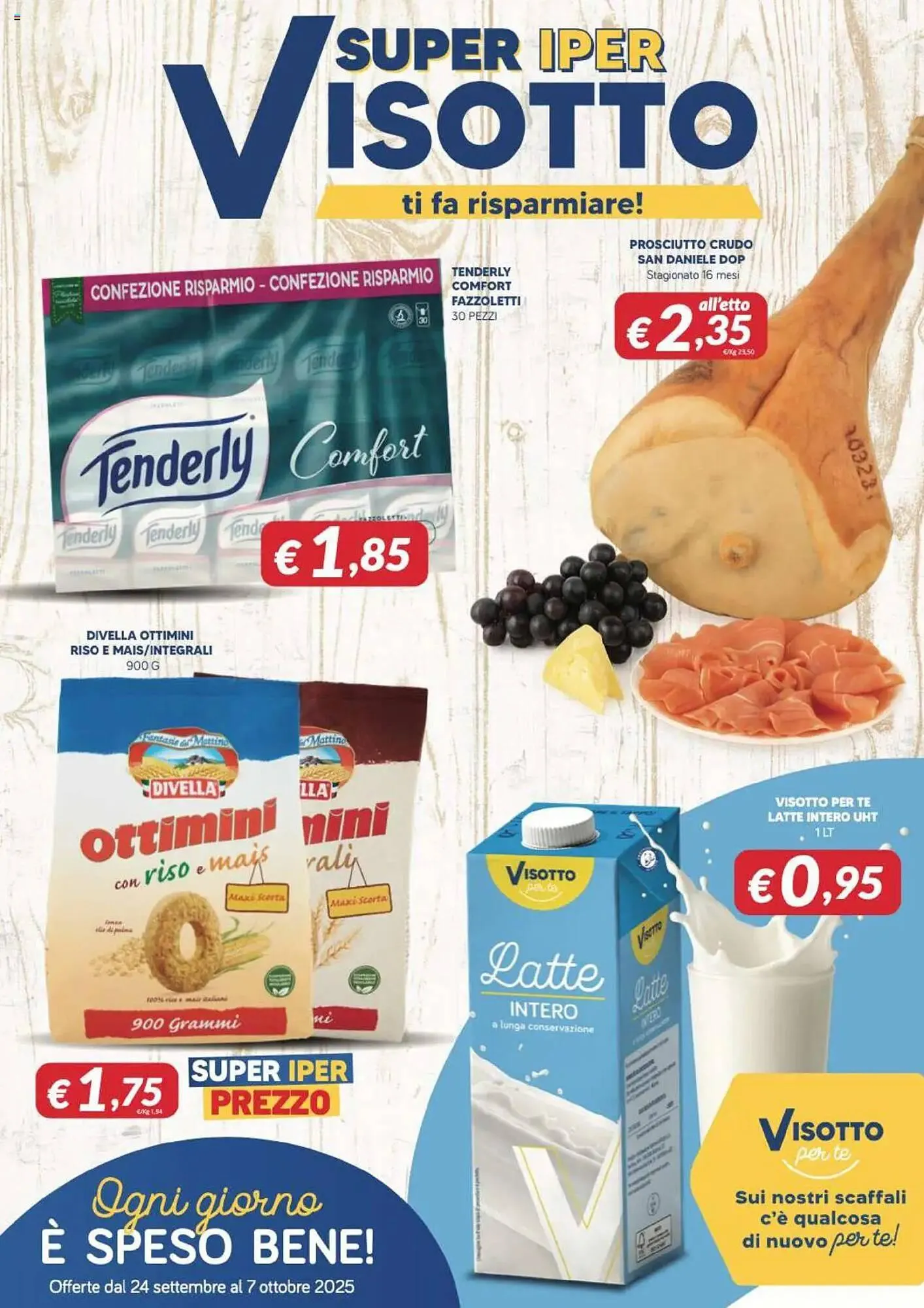 Volantino Supermercati Visotto da 24 settembre a 7 ottobre di 2025 - Pagina del volantino 1