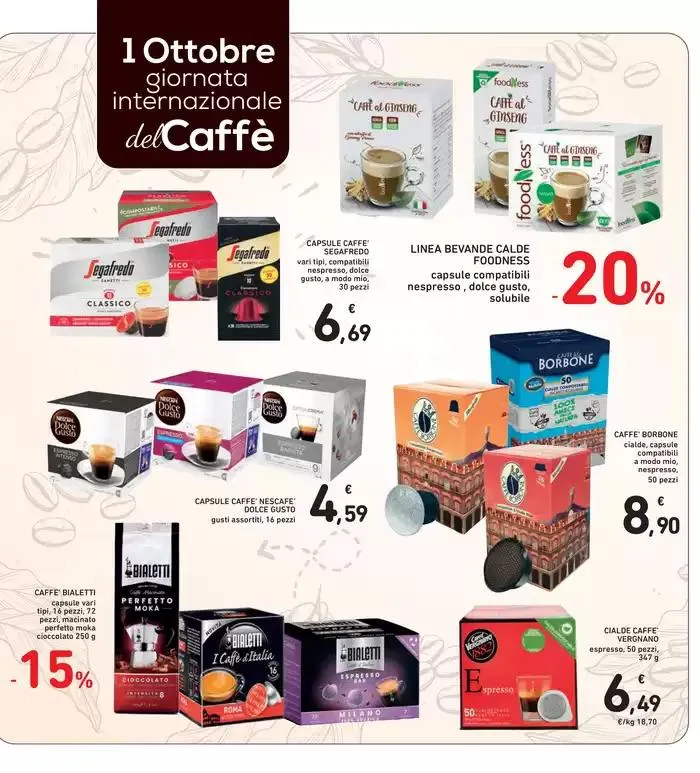 Giornata internazionale del cafe da 27 settembre a 6 ottobre di 2024 - Pagina del volantino 4