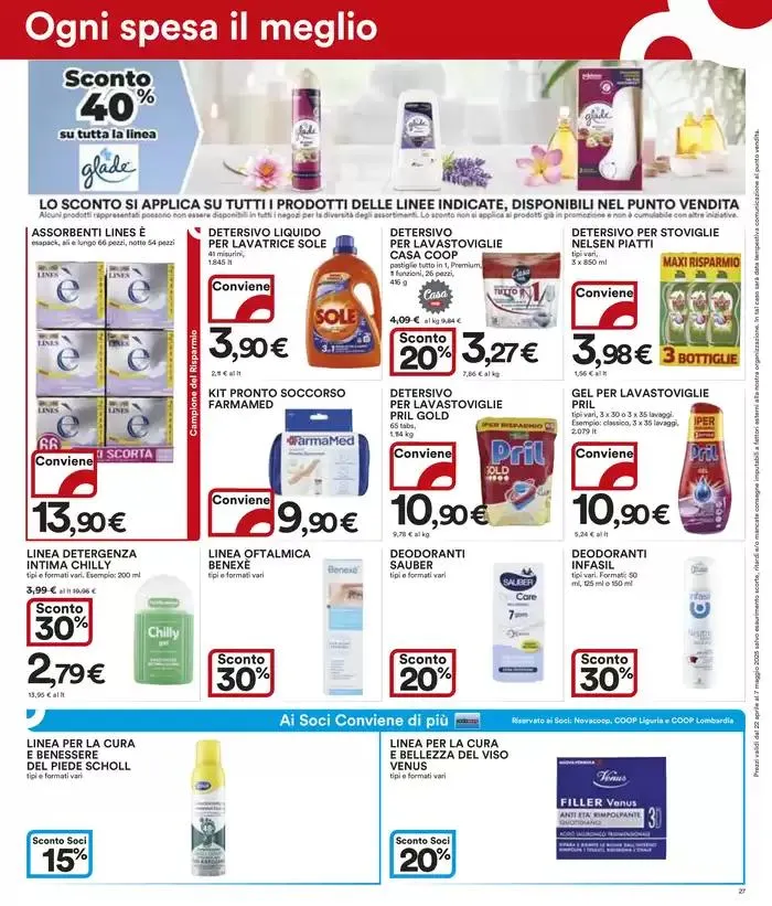 Tutto a 1€, 2€, 3€, 5€ da 22 aprile a 7 maggio di 2025 - Pagina del volantino 27