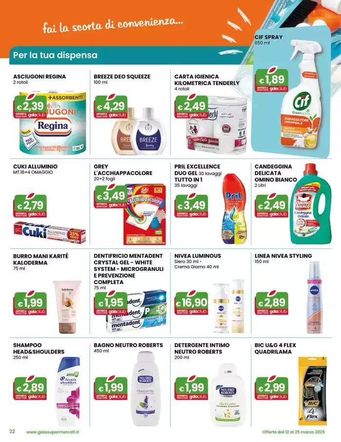 Offerte di Primavera da 12 marzo a 25 marzo di 2025 - Pagina del volantino 22