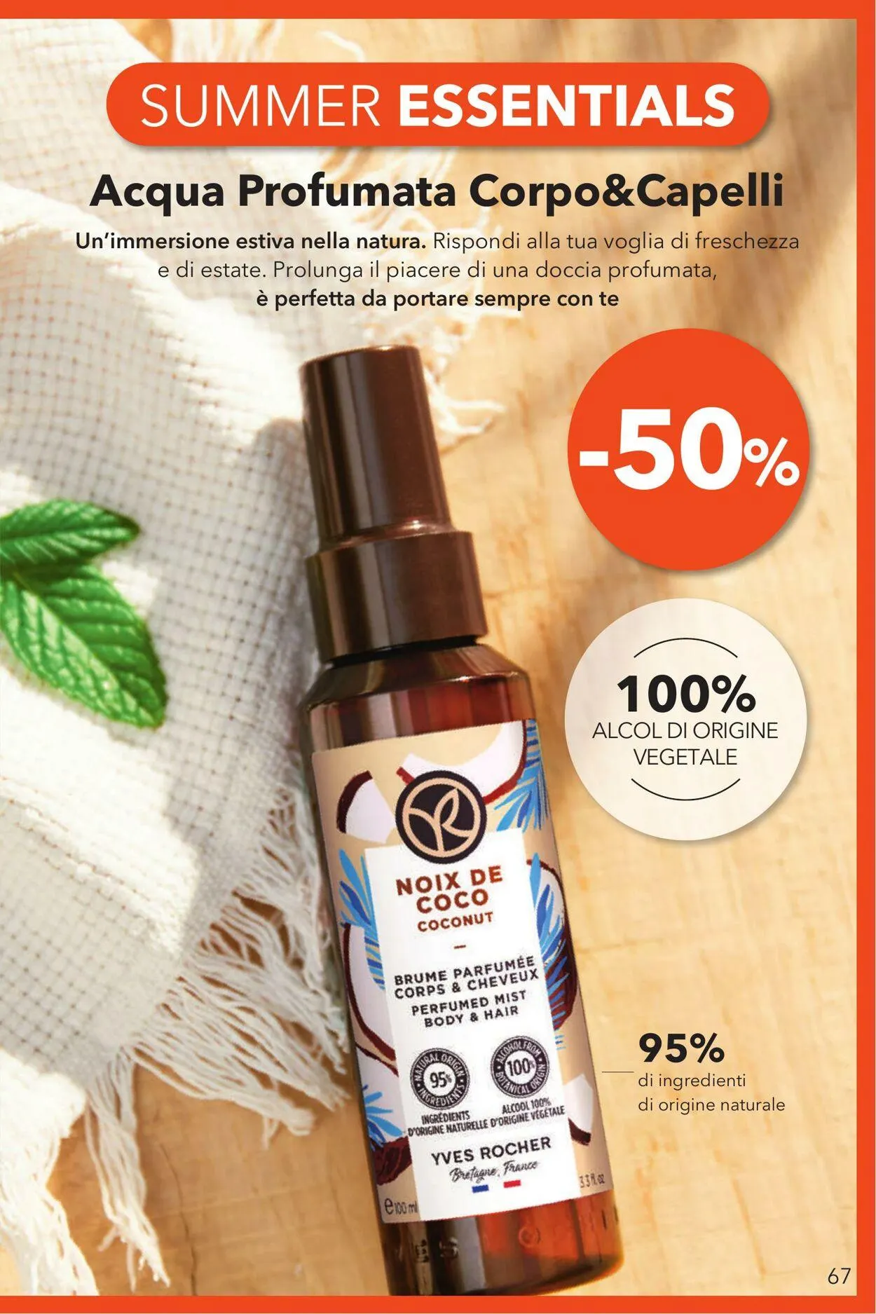 Yves Rocher Volantino attuale da 4 luglio a 30 luglio di 2025 - Pagina del volantino 67