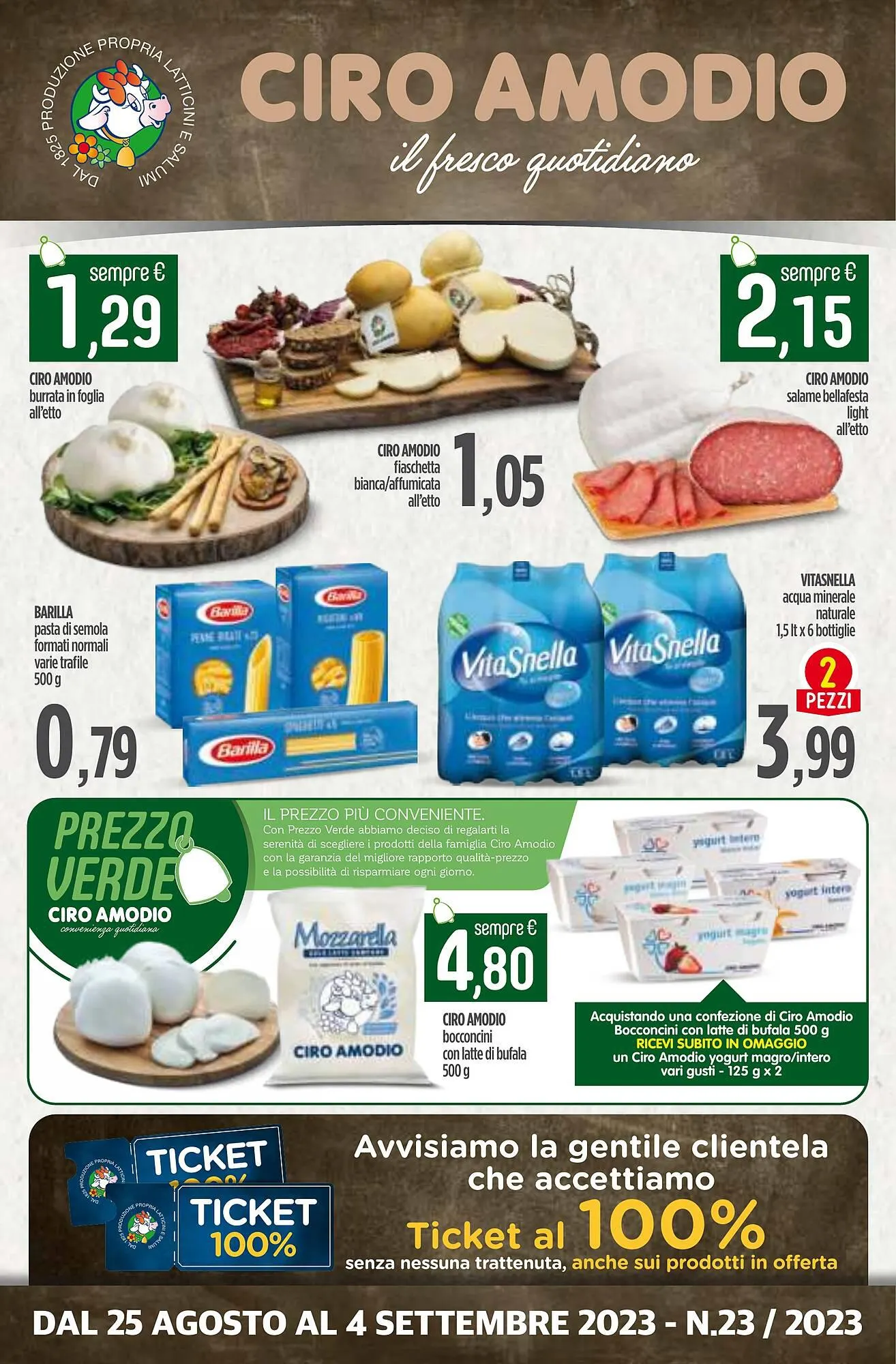 Volantino Ciro Amodio da 25 agosto a 4 settembre di 2023 - Pagina del volantino 1