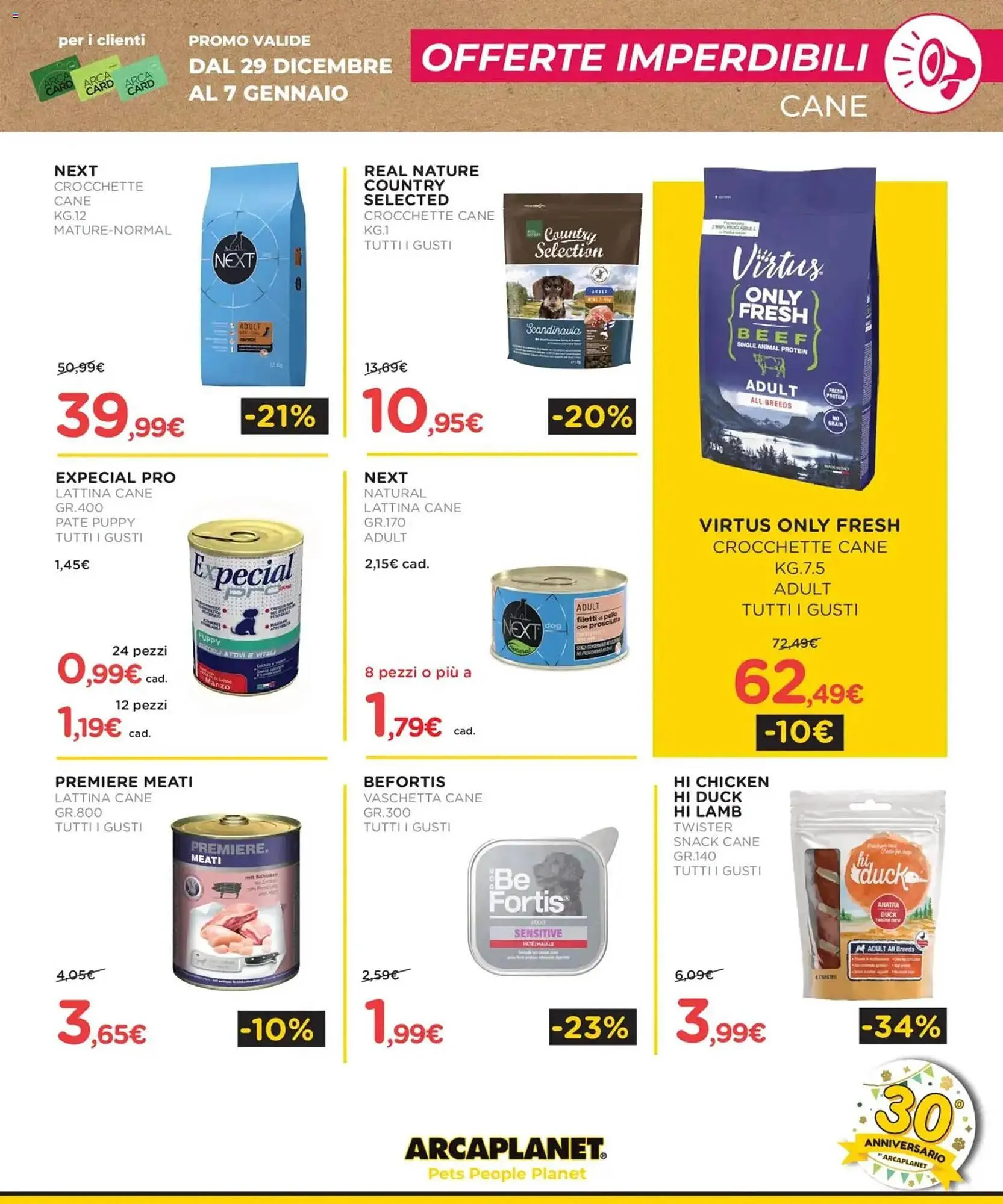 Volantino Arcaplanet da 29 dicembre a 7 gennaio di 2026 - Pagina del volantino 3