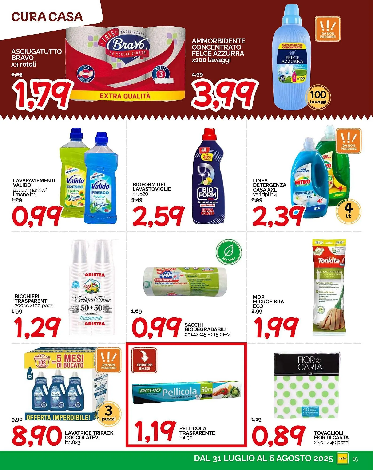 Volantino Hardis da 31 luglio a 6 agosto di 2025 - Pagina del volantino 15