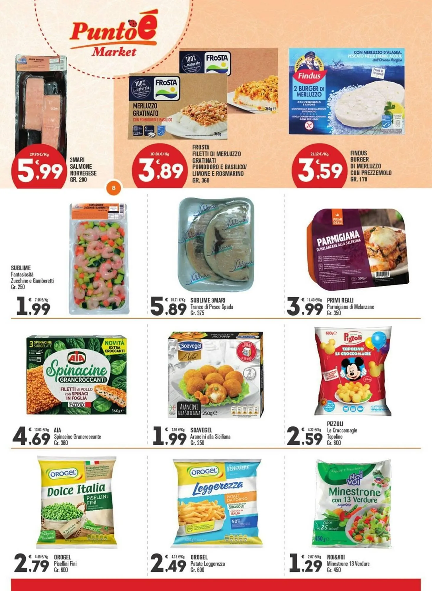 Volantino Punto é market da 8 dicembre a 21 dicembre di 2025 - Pagina del volantino 8