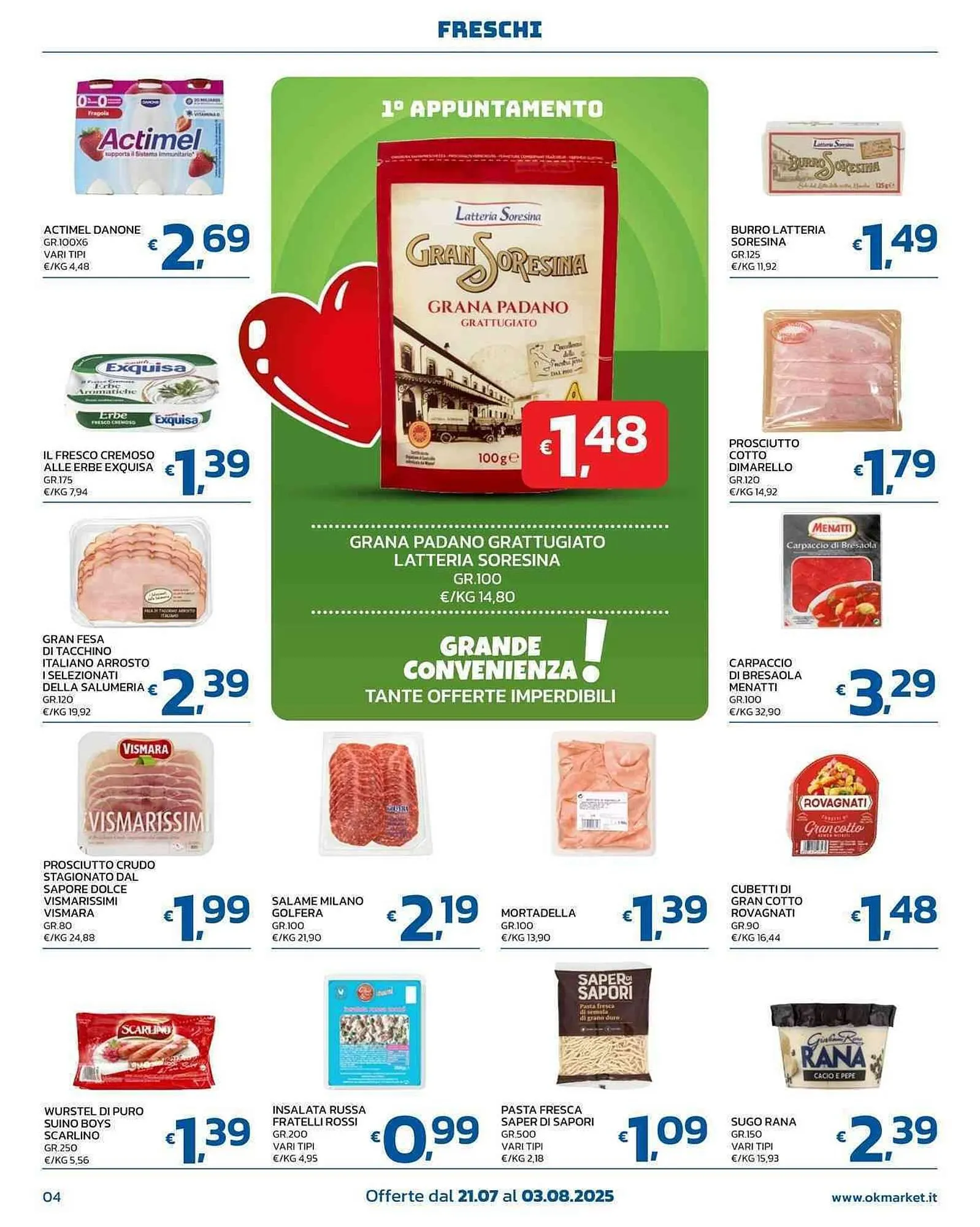 Volantino Ok Market da 21 luglio a 3 agosto di 2025 - Pagina del volantino 4