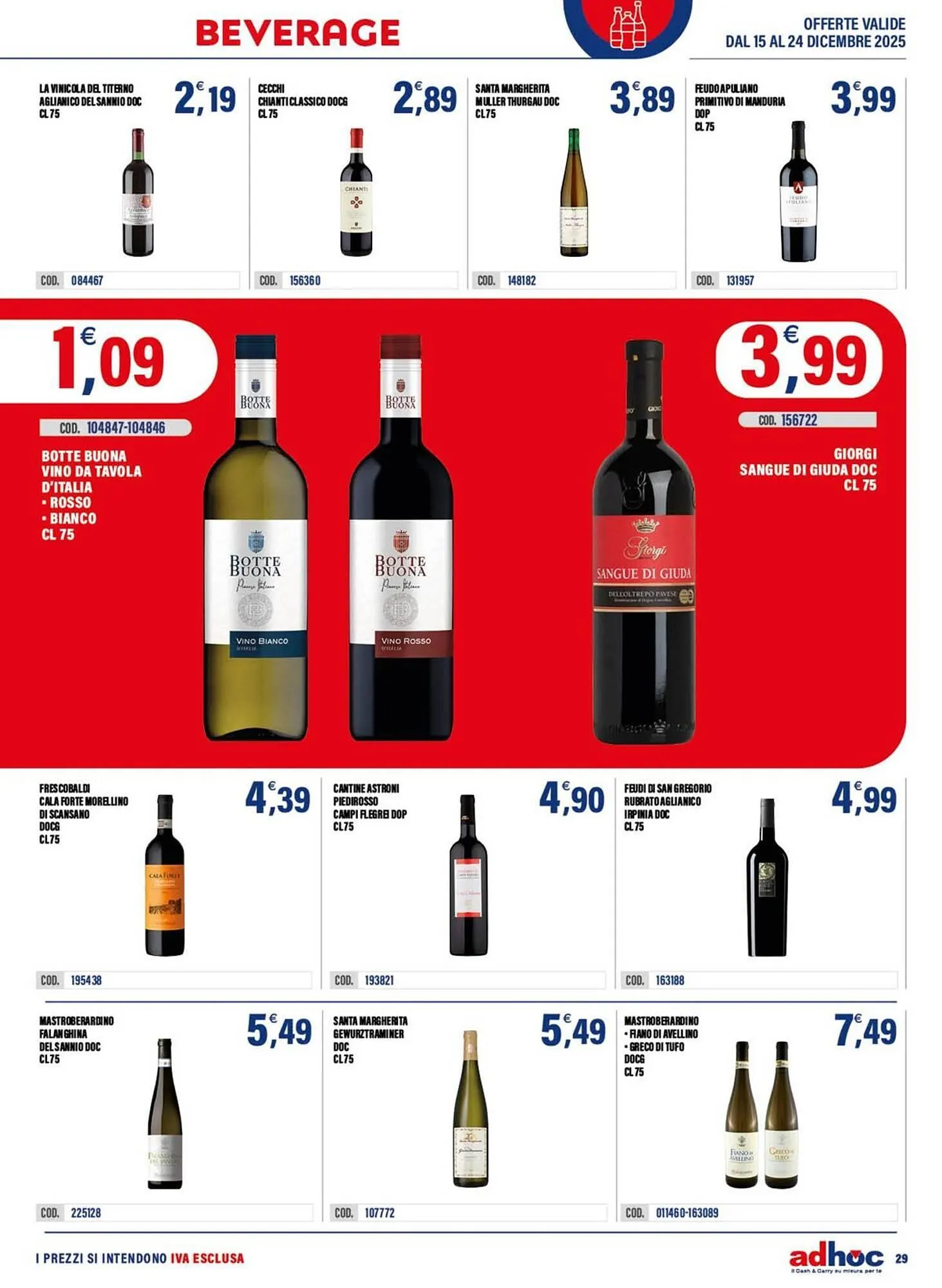 Volantino Adhoc da 15 dicembre a 24 dicembre di 2025 - Pagina del volantino 29