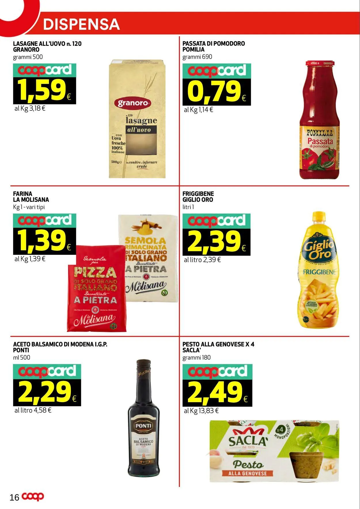 Coop Volantino attuale da 22 settembre a 1 ottobre di 2025 - Pagina del volantino 16