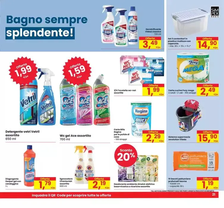 Volantino Sconti fino al 50% da 31 marzo a 9 aprile di 2025 - Pagina del volantino 21