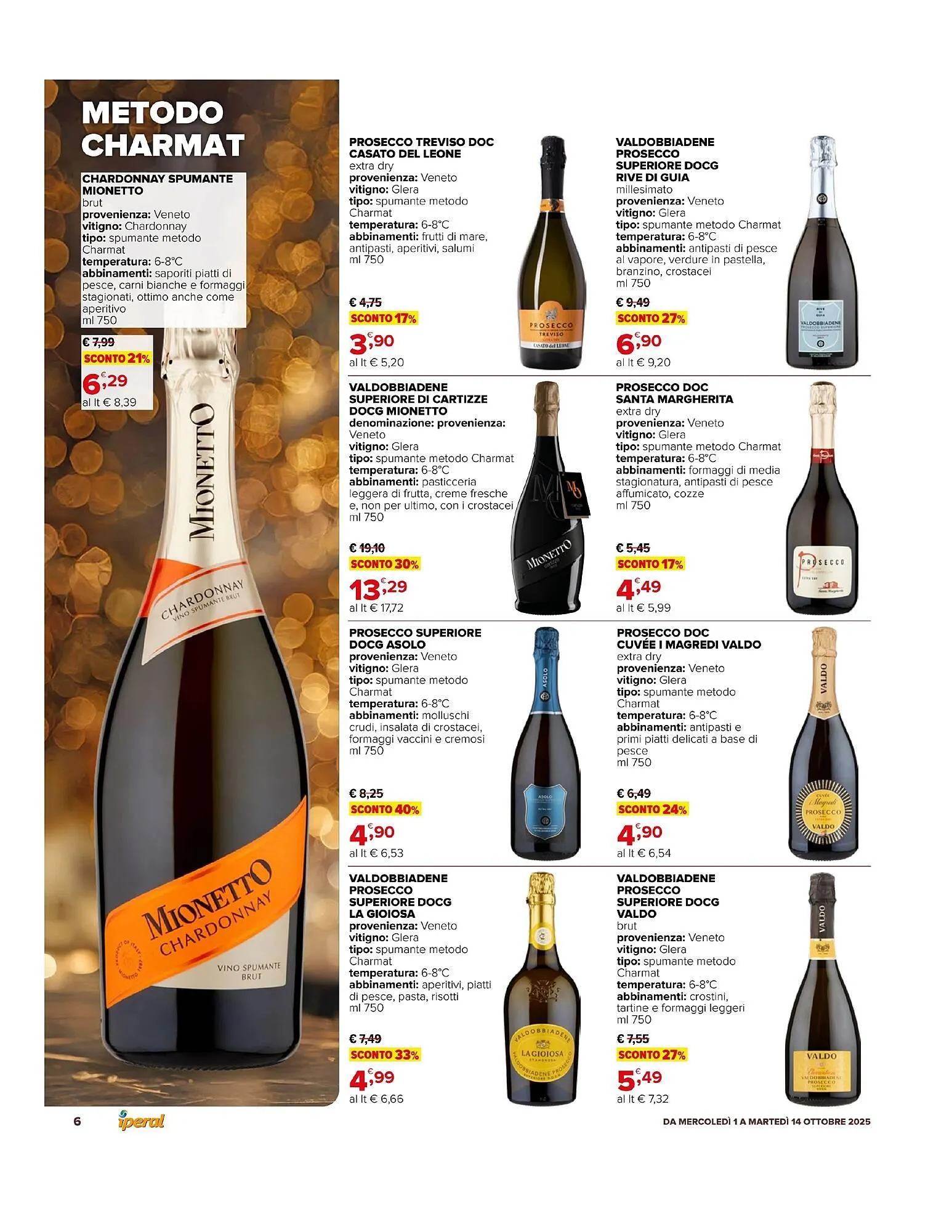 Volantino Iperal da 1 ottobre a 14 ottobre di 2025 - Pagina del volantino 6
