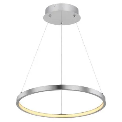 Lampadario a sospensione Ralph LED 900 lm Bianco Caldo metallo nichel Ø 38,5 cm