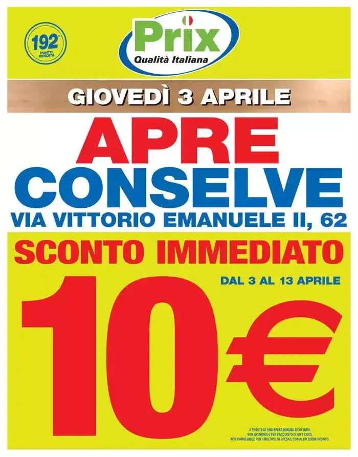 Apre Giovedi 3 Aprile - 1