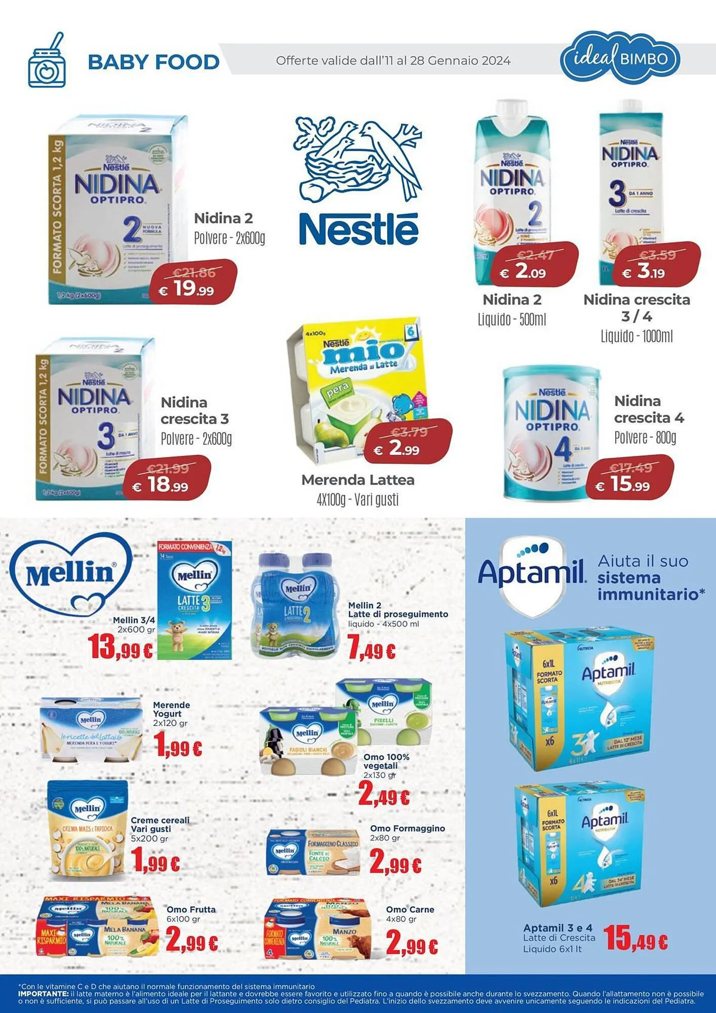 Volantino Ideal Bimbo da 11 gennaio a 28 gennaio di 2024 - Pagina del volantino 10