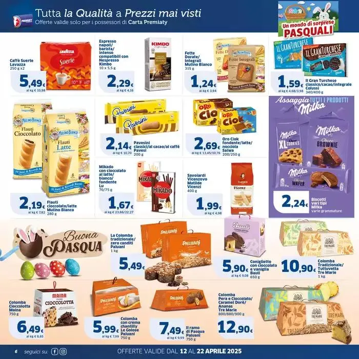 Un mondo di sorprese Pasquali da 15 aprile a 22 aprile di 2025 - Pagina del volantino 6