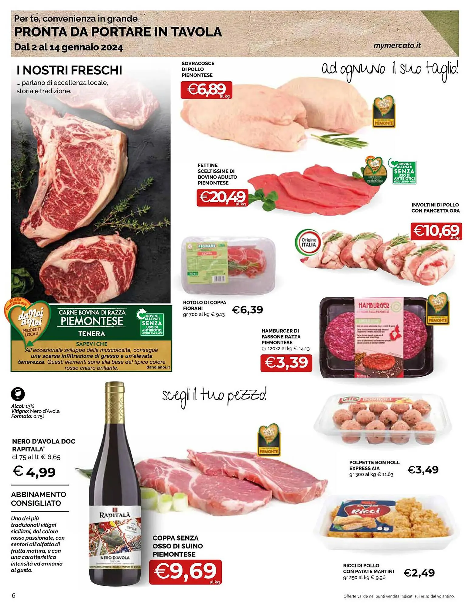 Volantino Mercatò Local da 2 gennaio a 14 gennaio di 2024 - Pagina del volantino 6