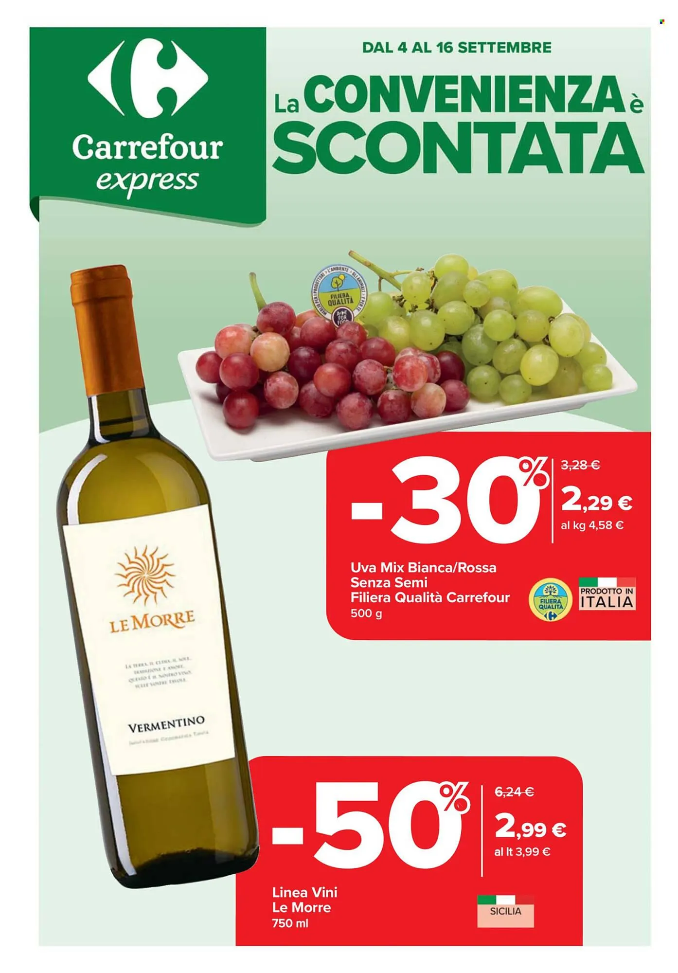 volantino Carrefour Express da 4 settembre a 16 settembre di 2025 - Pagina del volantino 1