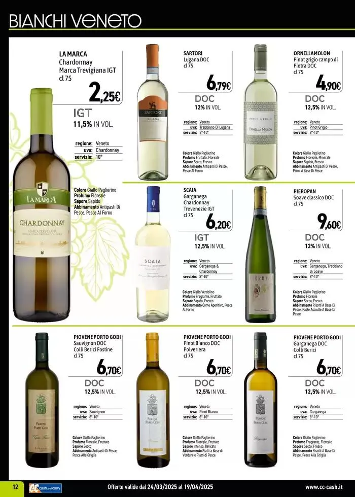 Carta Vini Primavera-Estate 2025 da 24 marzo a 19 aprile di 2025 - Pagina del volantino 12