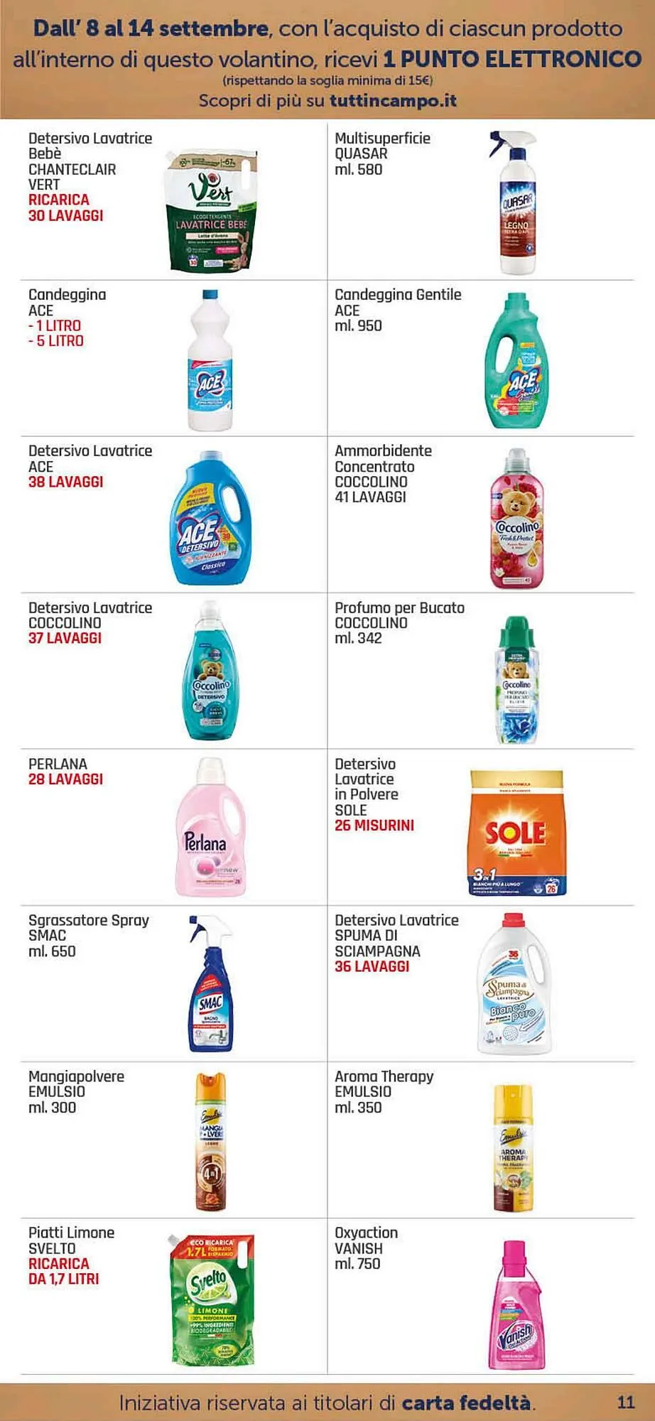 Volantino Supermercati Dok da 8 settembre a 14 settembre di 2025 - Pagina del volantino 11
