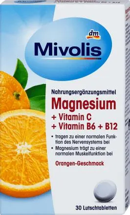 Magnesio+ vitamina C+ B6 + B12, 45 g