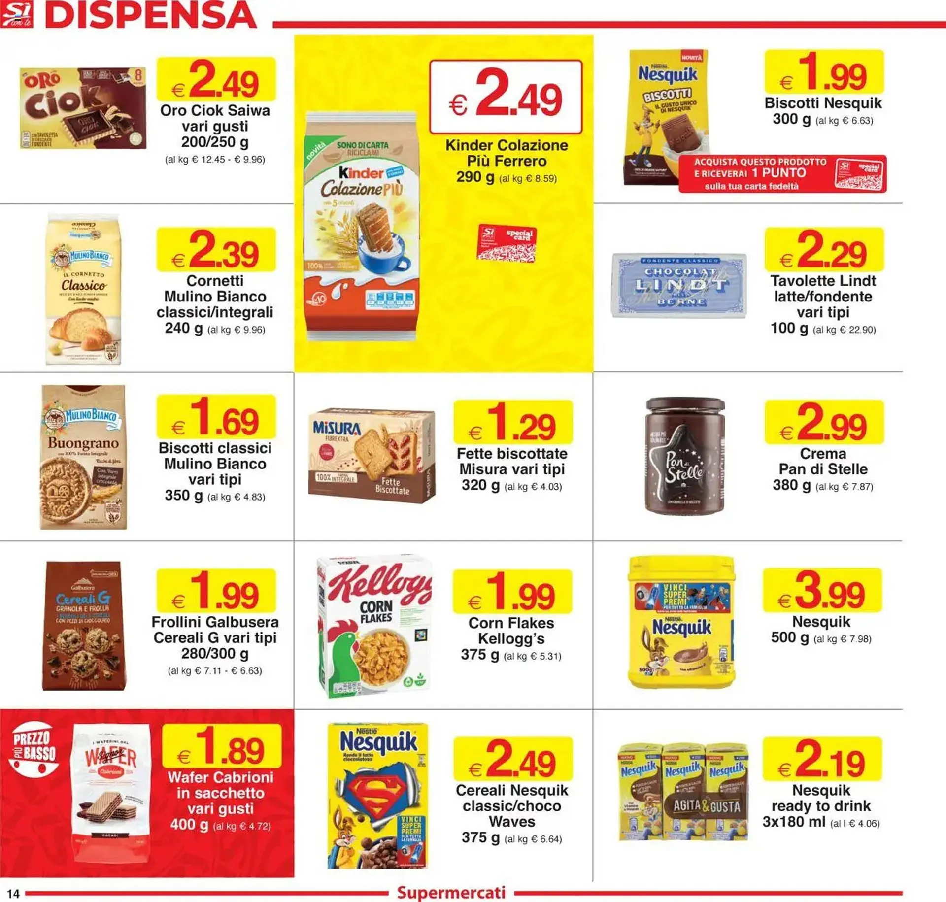 Volantino Sì con te da 25 settembre a 8 ottobre di 2025 - Pagina del volantino 14