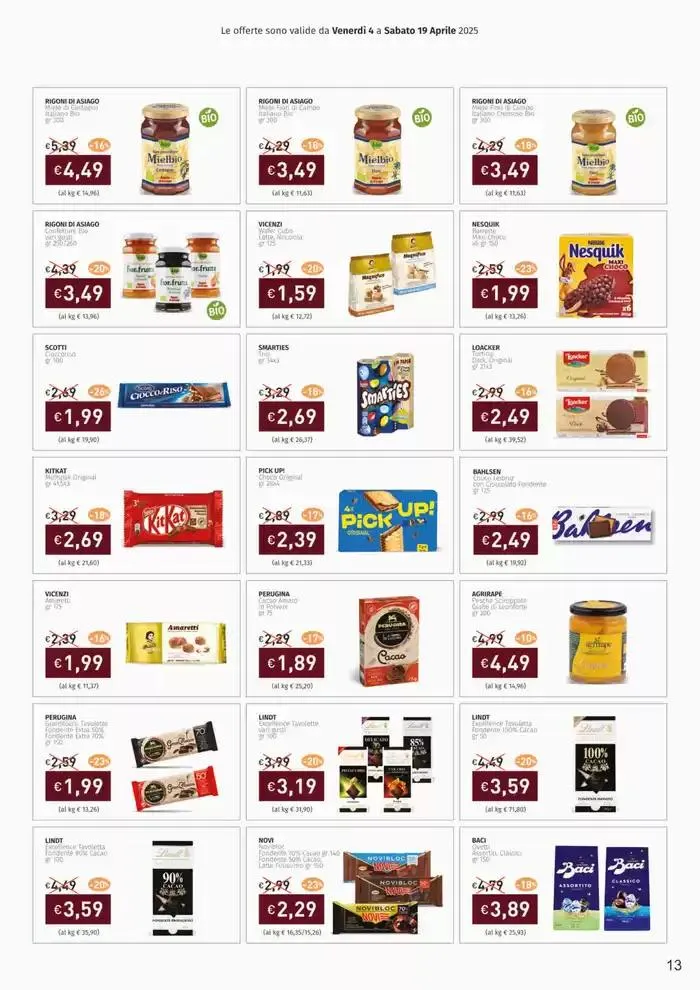 Per Pasqua solo eccellenze! da 4 aprile a 19 aprile di 2025 - Pagina del volantino 13