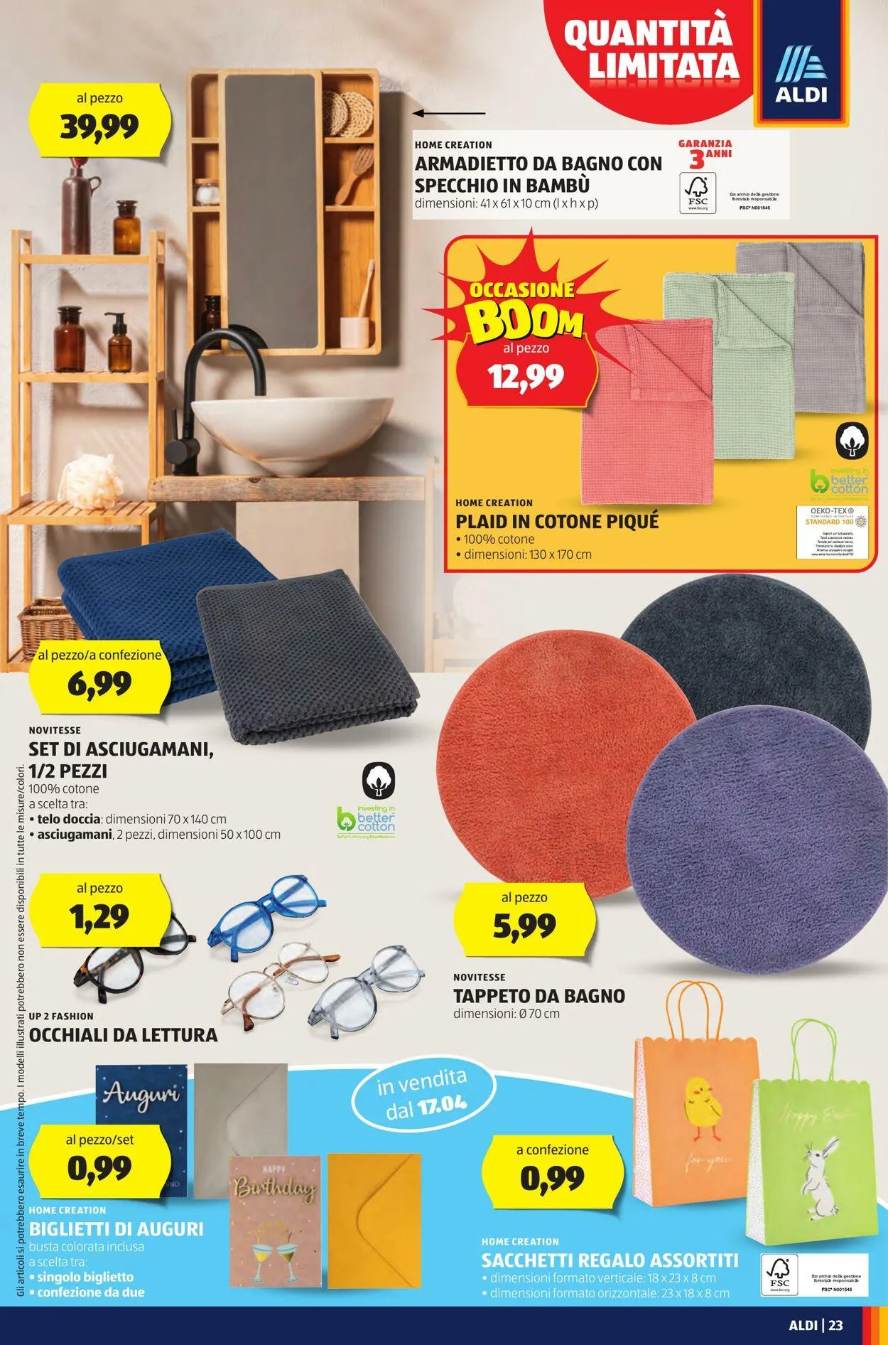 Aldi Volantino attuale da 14 aprile a 20 aprile di 2025 - Pagina del volantino 23
