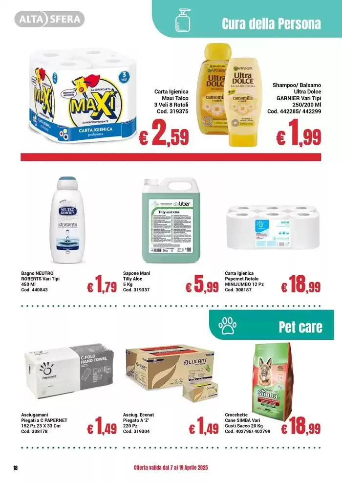 Promo cash da 7 aprile a 19 aprile di 2025 - Pagina del volantino 18