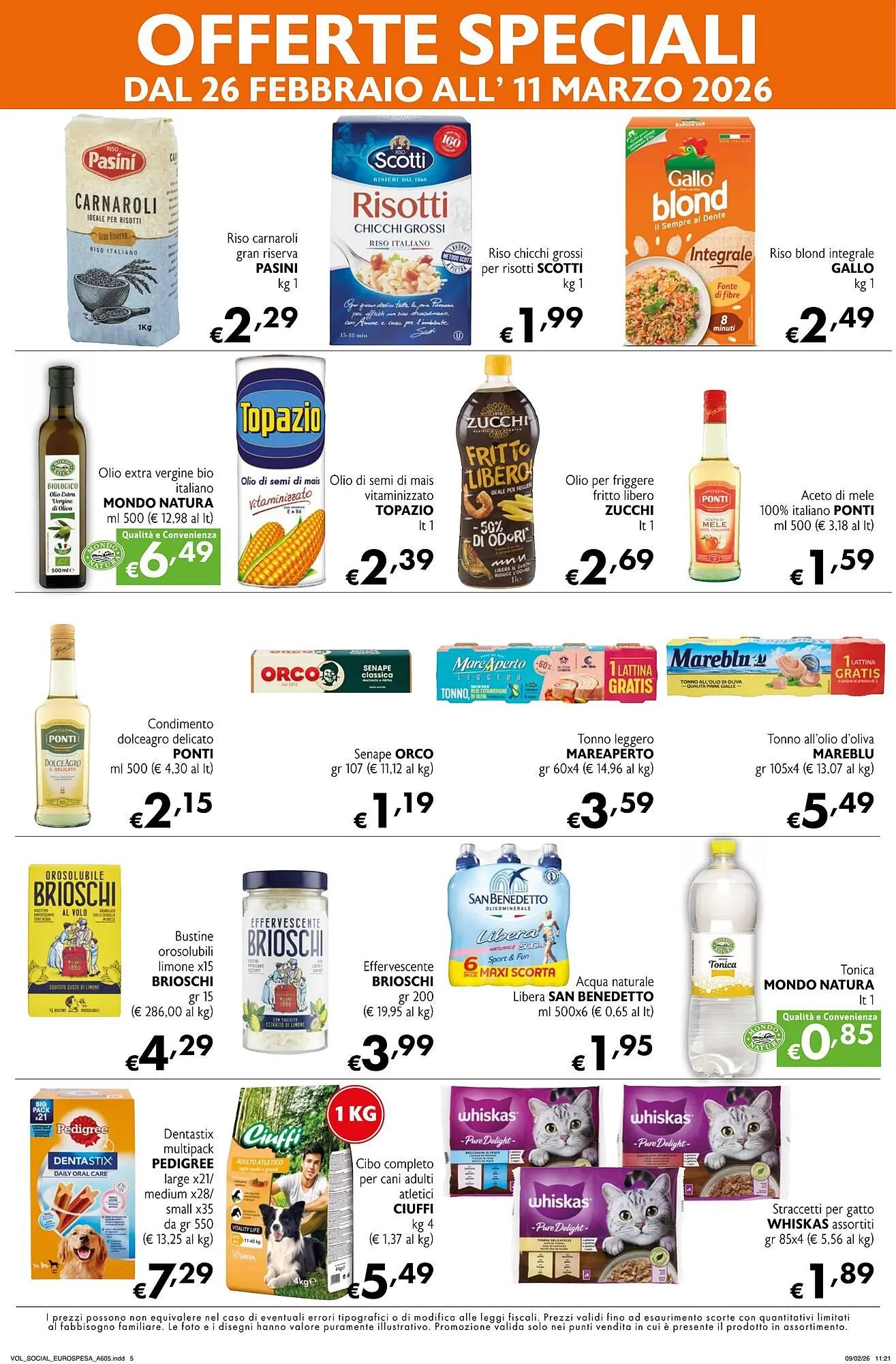 Volantino Eurospesa da 26 febbraio a 11 marzo di 2026 - Pagina del volantino 5