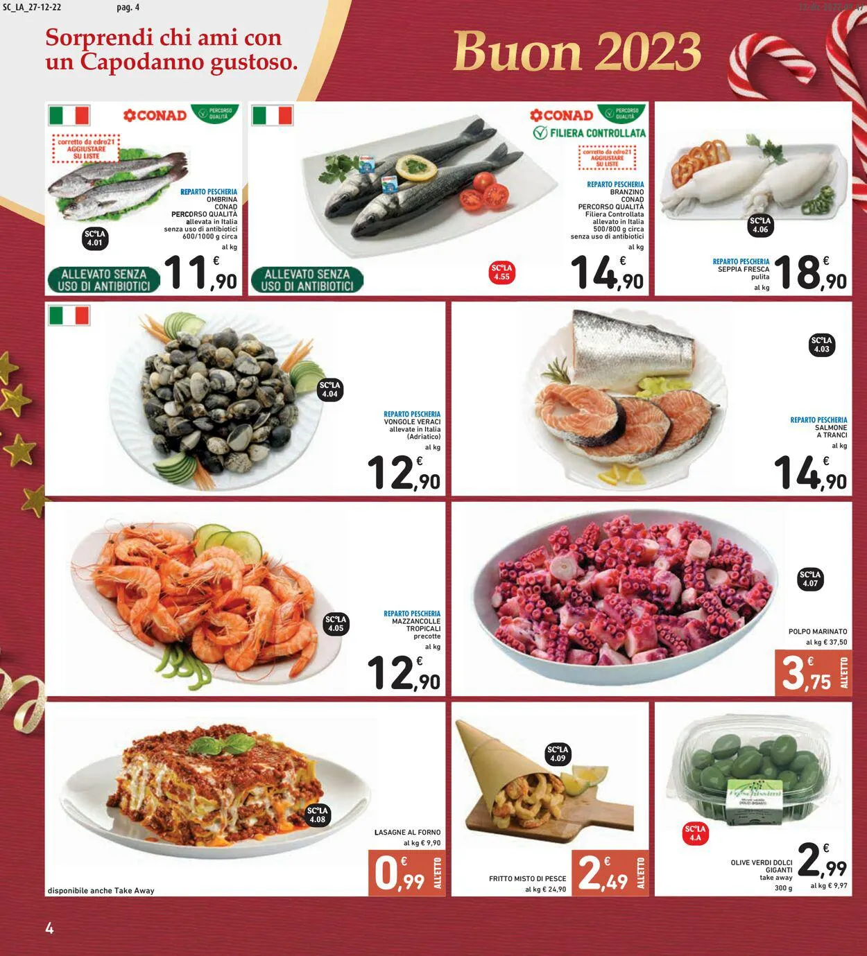 Conad Volantino attuale da 22 gennaio a 6 gennaio di 2025 - Pagina del volantino 4