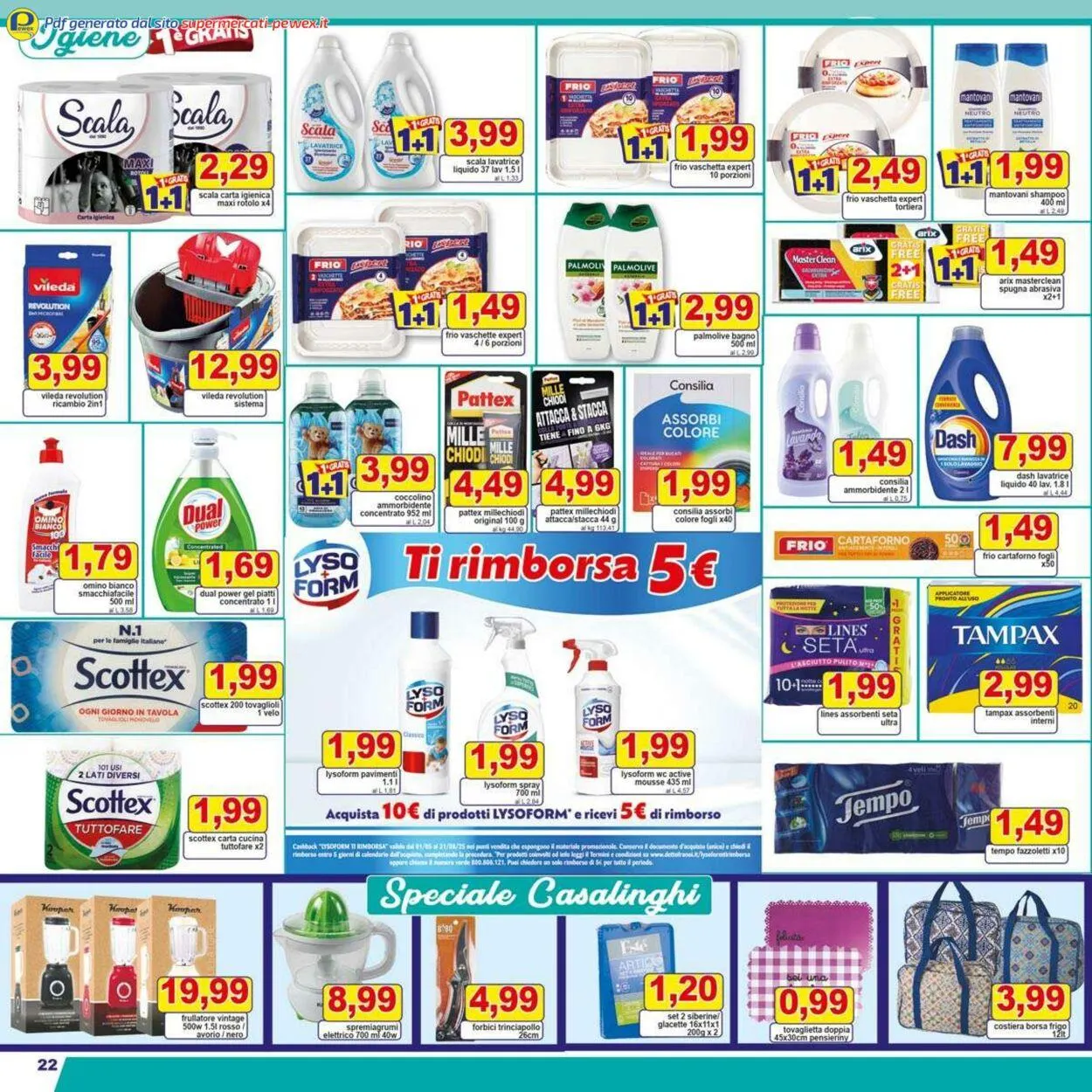 Pewex Volantino attuale da 27 maggio a 10 giugno di 2025 - Pagina del volantino 22