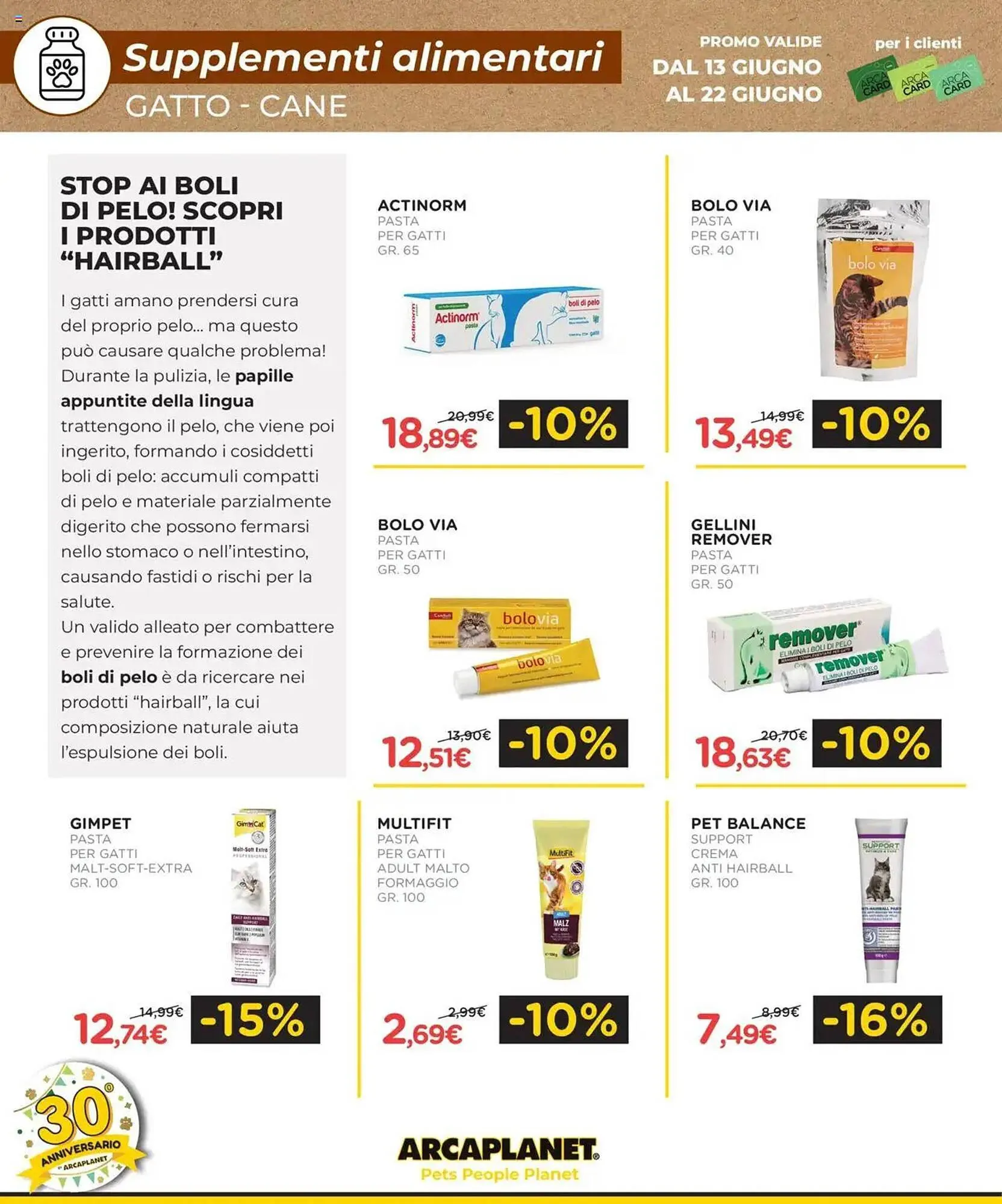 Volantino Arcaplanet da 13 giugno a 22 giugno di 2025 - Pagina del volantino 28