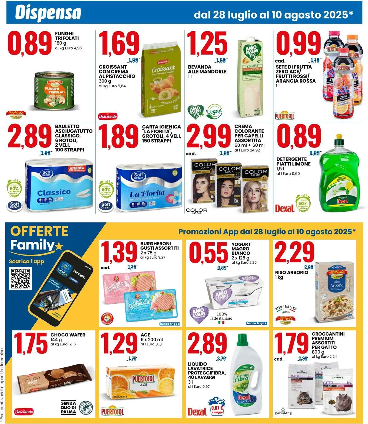 EURO Spin Volantino attuale da 28 luglio a 10 agosto di 2025 - Pagina del volantino 7