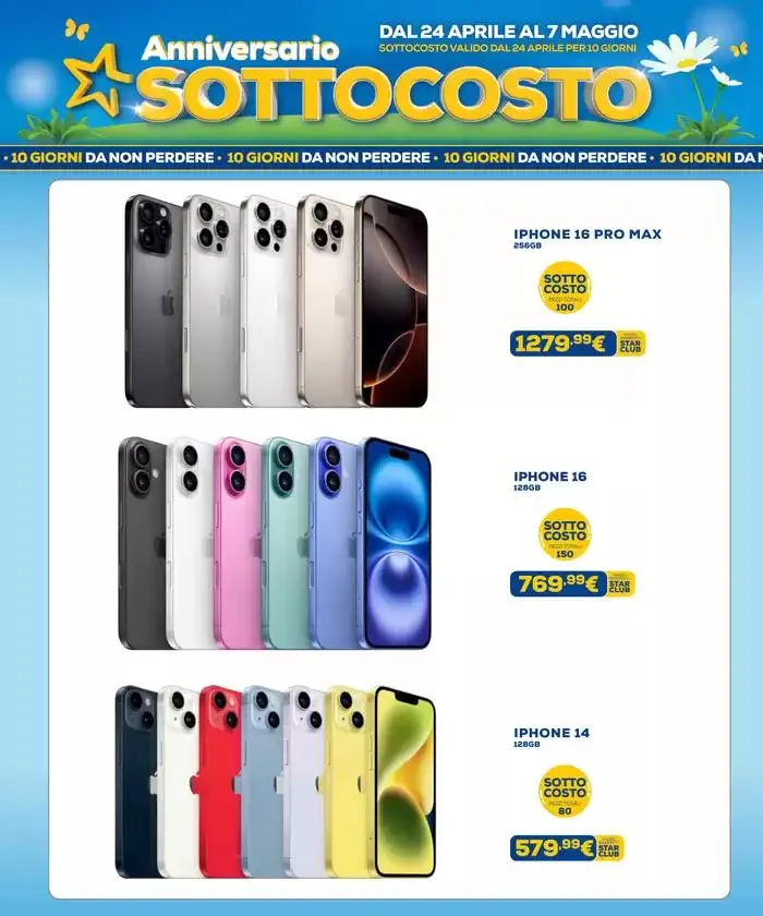 Anniversario Sottocosto da 24 aprile a 7 maggio di 2025 - Pagina del volantino 2